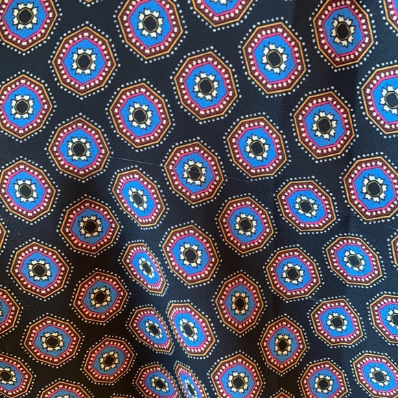 Ramy Brook Medallion Printed Lula Neck tie Sleeveless Top Blue Small - Picture 11 of 12